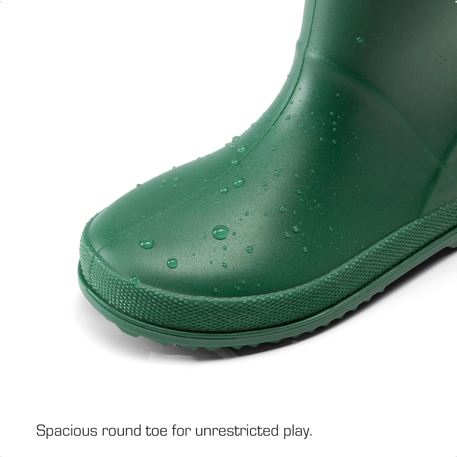 DREAM PAIRS Kids Rain Boots Boys Girls Lightweight Boots Waterproof Easy-on Outdoor Playing Rain Boot Unisex-Child