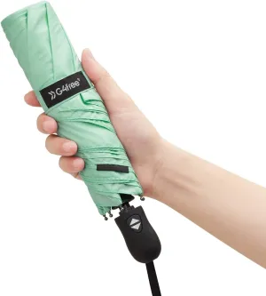 G4Free Travel Umbrella Ultralight UPF 50  UV Protection Compact Umbrella Super Slim Small Mini Automatic Open and Close