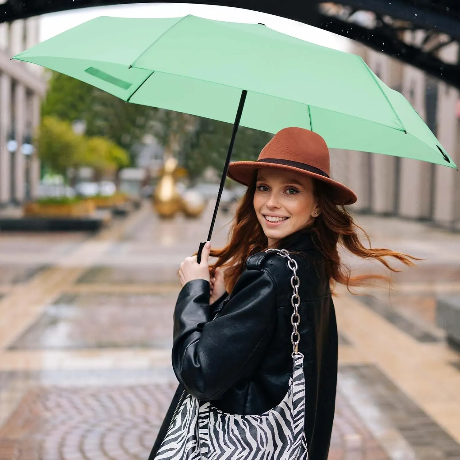 G4Free Travel Umbrella Ultralight UPF 50  UV Protection Compact Umbrella Super Slim Small Mini Automatic Open and Close