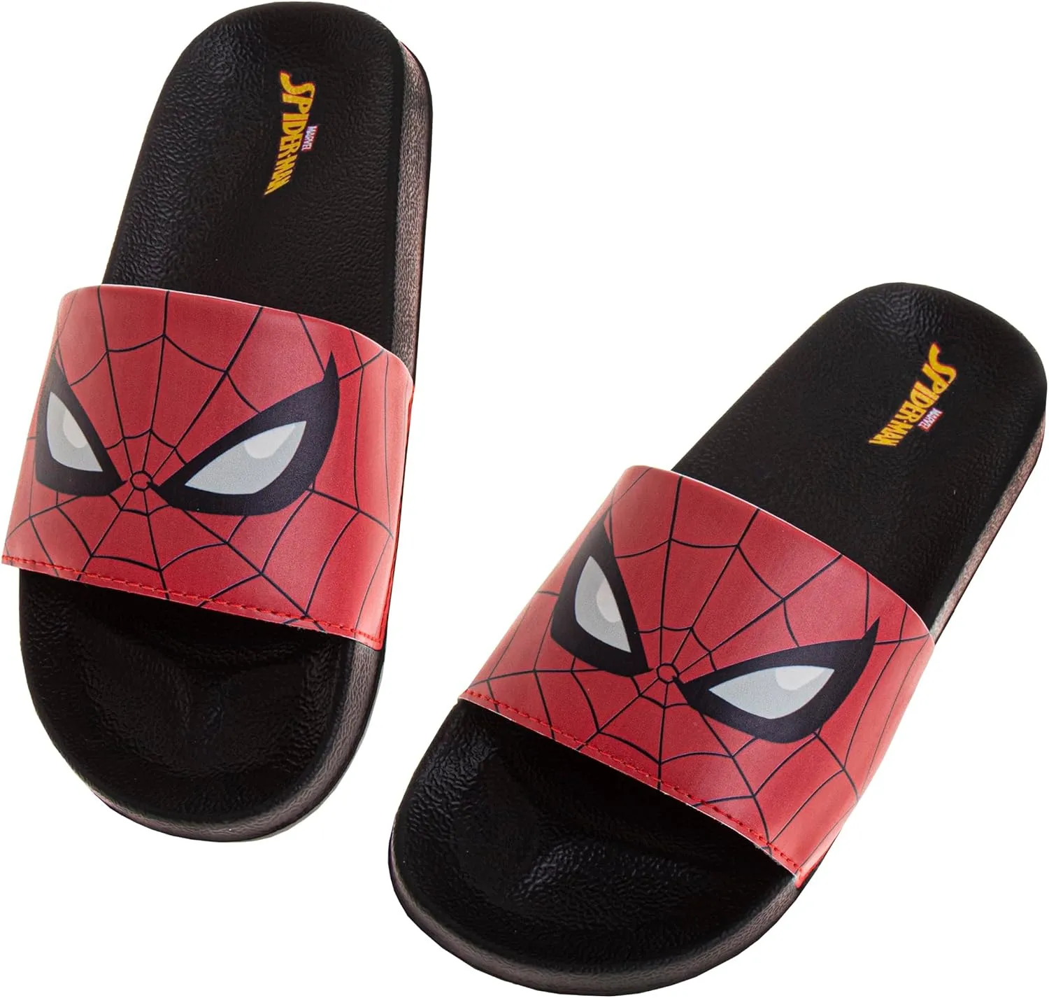 Spongebob Slide Open Toe Kids - Sponge Bob and Patrick Star Sandals SlipOn Slides for Boys and Girls Little Kid - Big Kid
