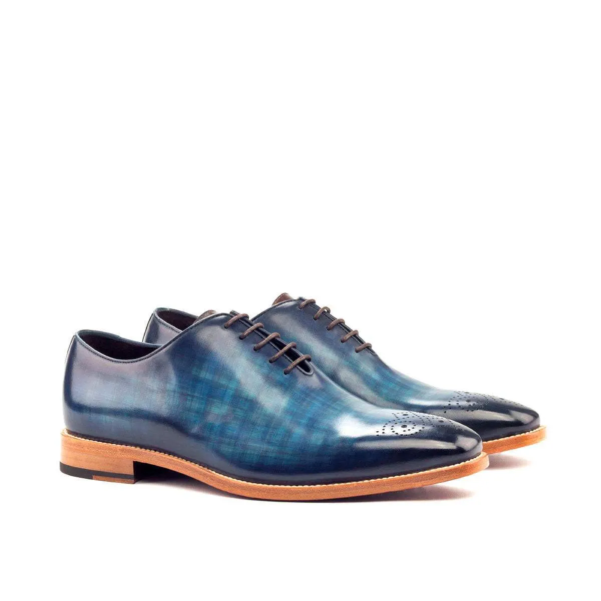 Whole Cut-Patina, Dark Brown, Blue-Wholesale